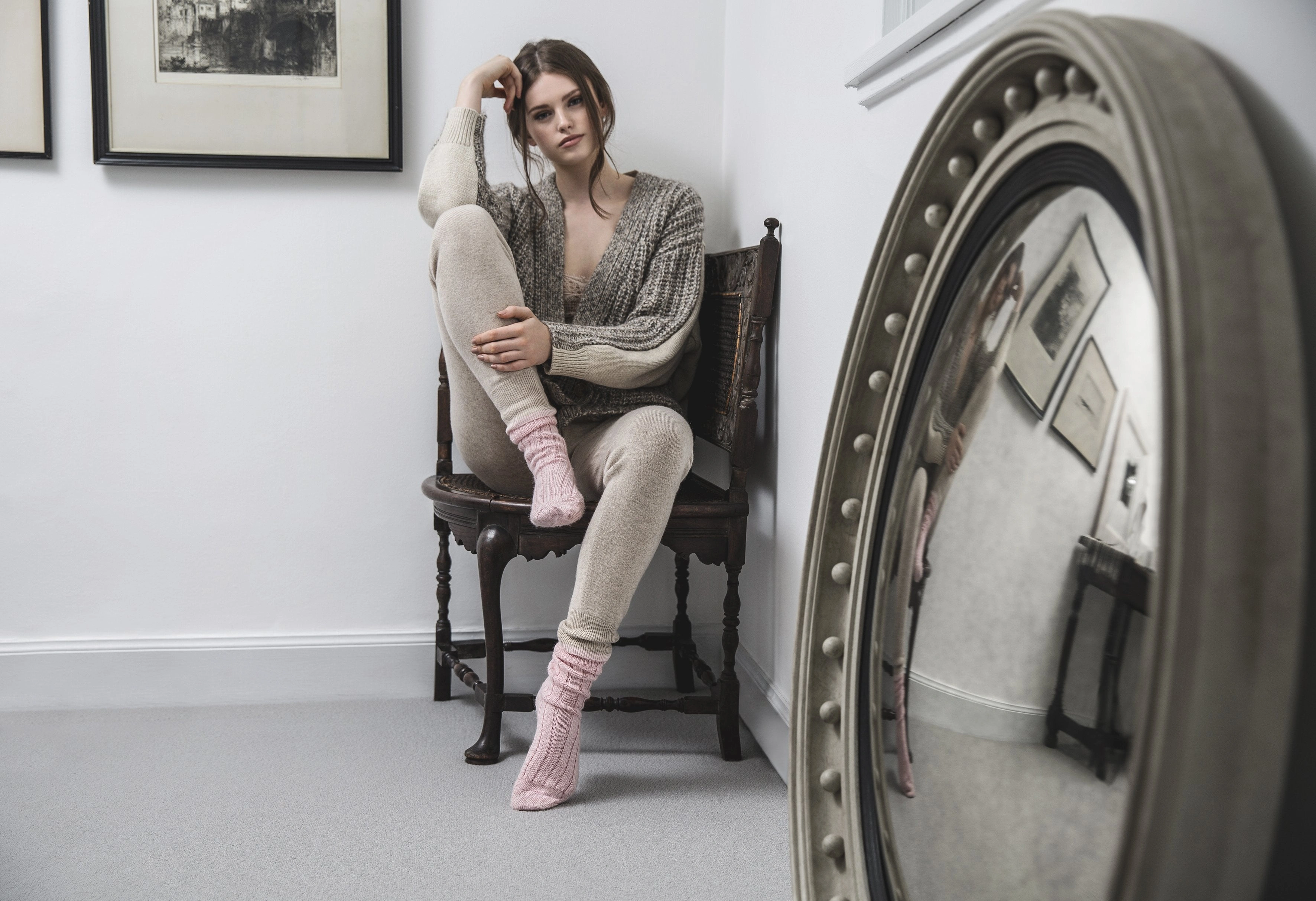 Cozy British Alpaca Bed Socks – Ultimate Comfort & Warmth!